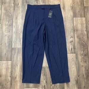 New Look Anthony Relaxed Dress Pants  Men’s Size 36R Blue Striped